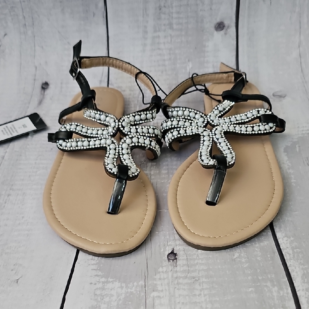 Rocawear Black and White Kids Sandals